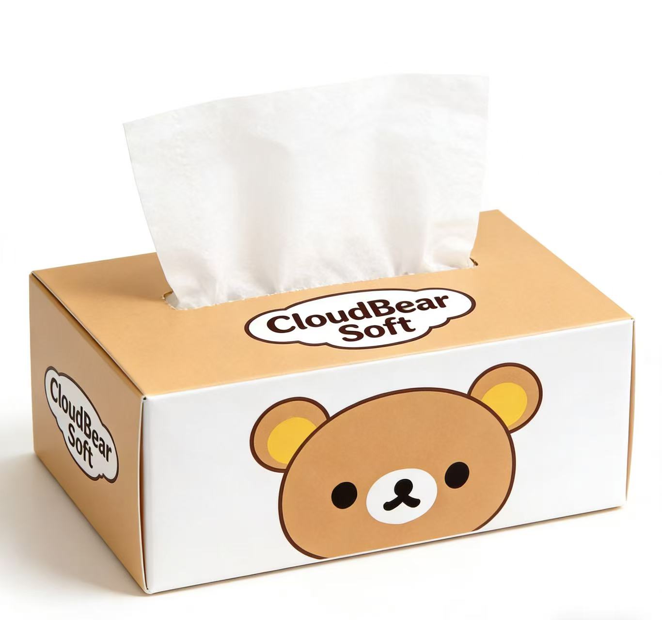 CloudBearSoft盒抽纸巾/CloudBearSoft Boxed Facial Tissues