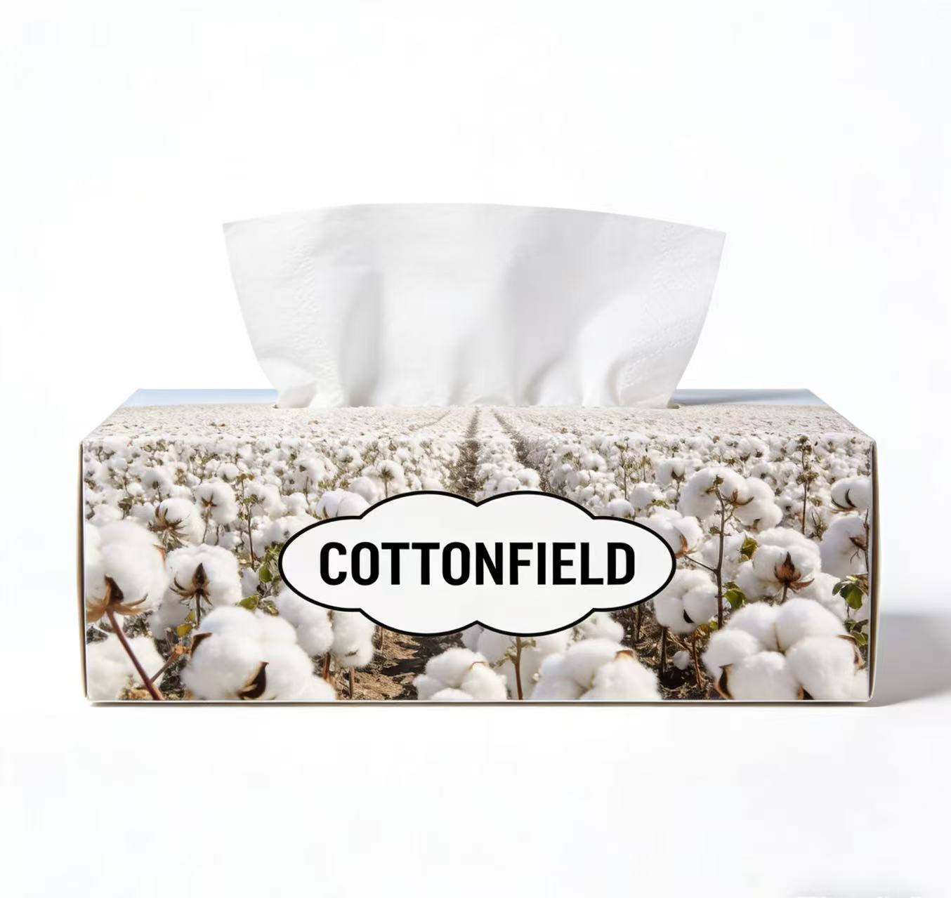 COTTONFIELD盒抽纸巾/COTTONFIELD Boxed Facial Tissues